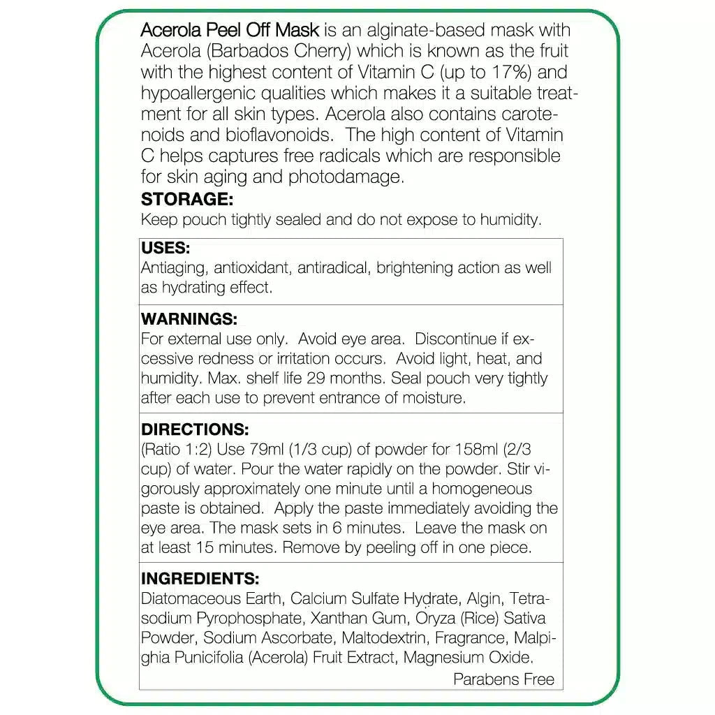 Acerola Vitamin C Peel-Off Mask