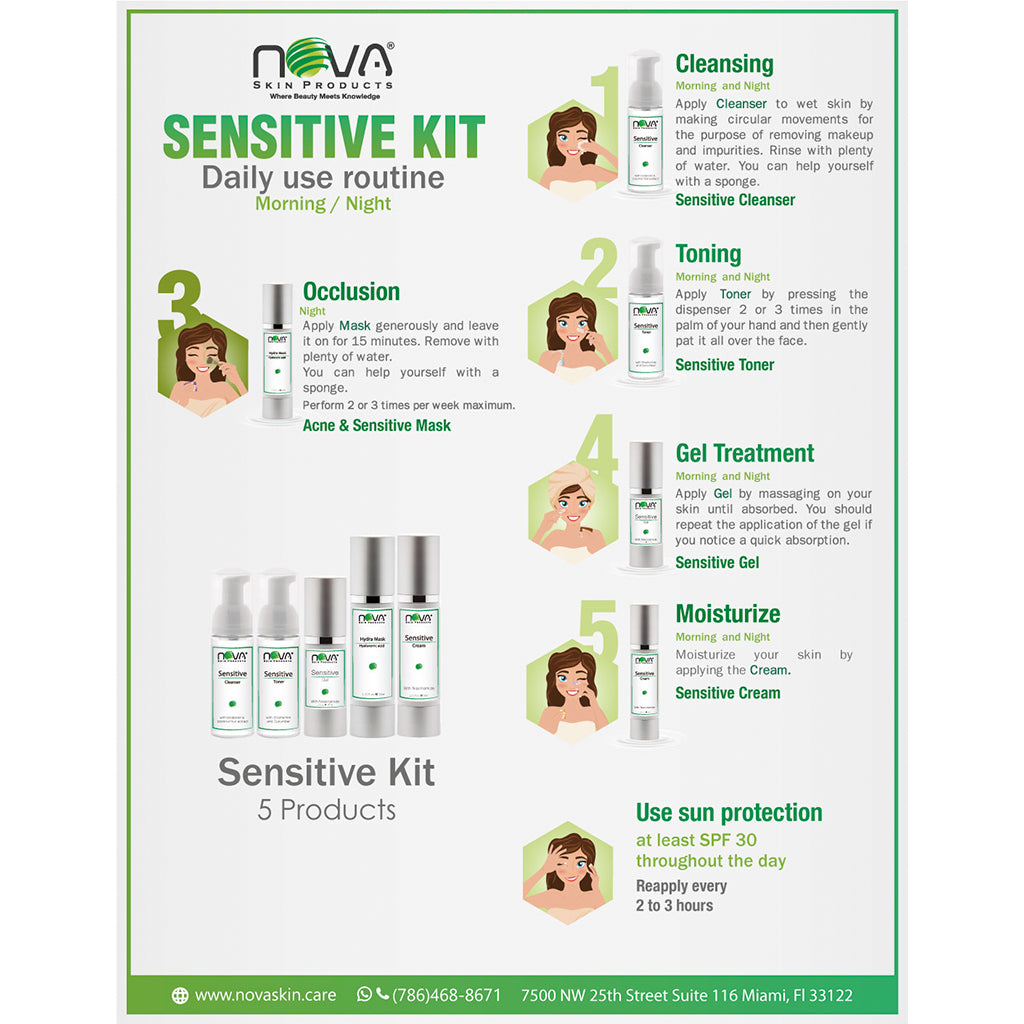 Kit para Piel Sensible (5 Productos)