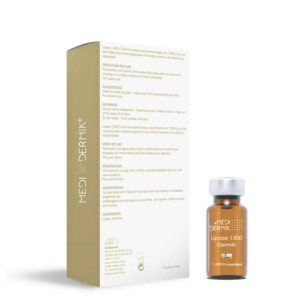 Lipase 1500 Dermik Lyophilized Back