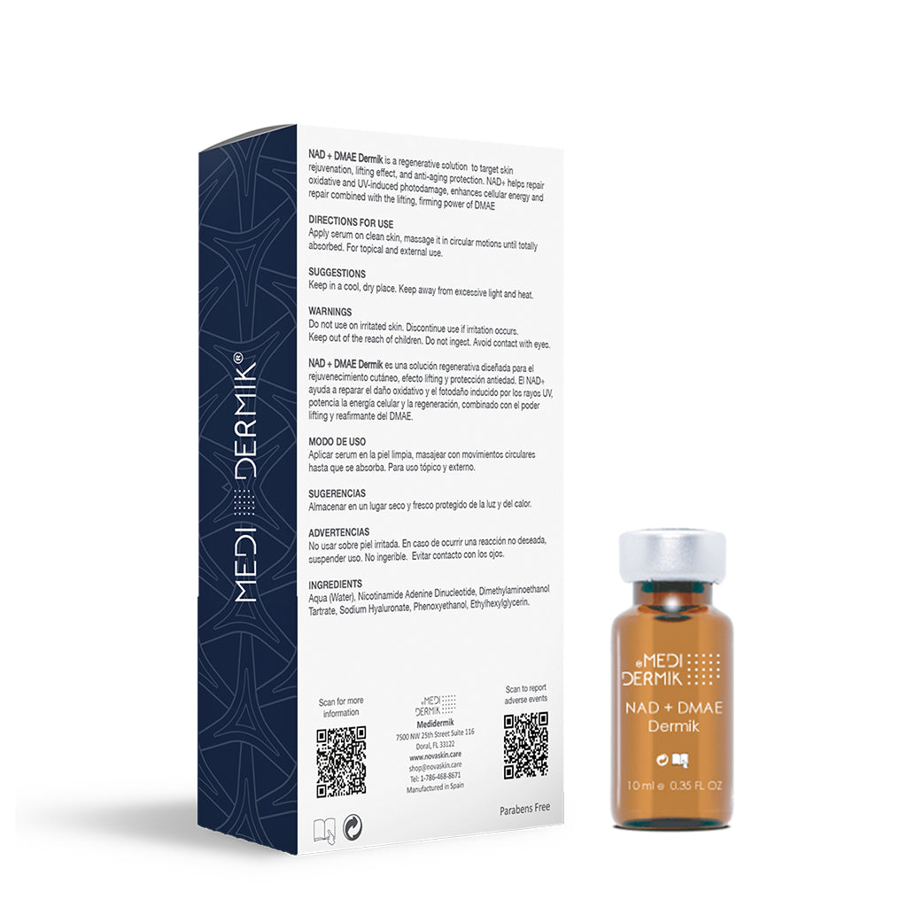 NAD + DMAE Dermik| Enhance Cellular Repair plus Energy and Combat Sagginnes
