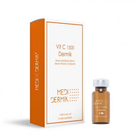 Vit C 1500 Dermik 5 vials, Lyophilized, 1,500 IU
