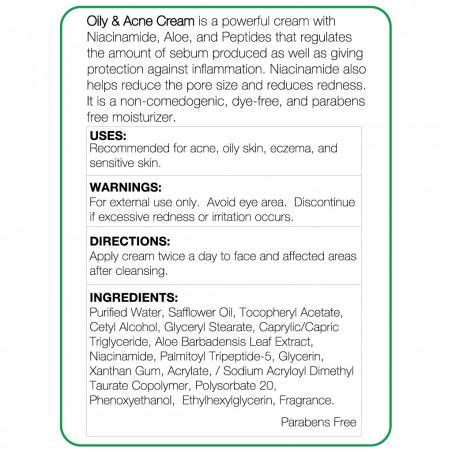 Oily and Acne Cream 1.7oz