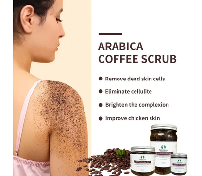 Coffee Body Scrub Gel – Exfoliating & Skin Smoothing – Micronized Coffee – 8 oz