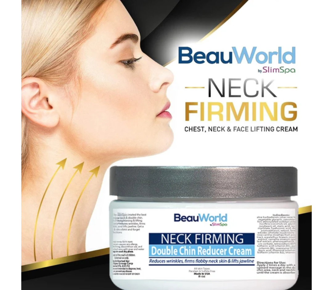 Neck Firming Cream – Double Chin Reduction & Skin Tightening – 8 oz