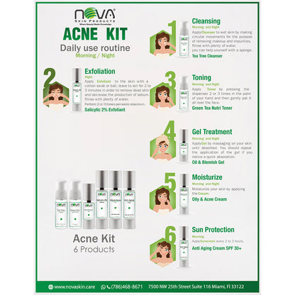 Acne Retail Kits | For Oily Acne Skin & Prevent Breakouts