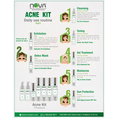 Acne Retail Kits | For Oily Acne Skin & Prevent Breakouts
