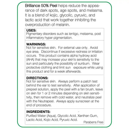 Brilliance 50% Peel 2oz