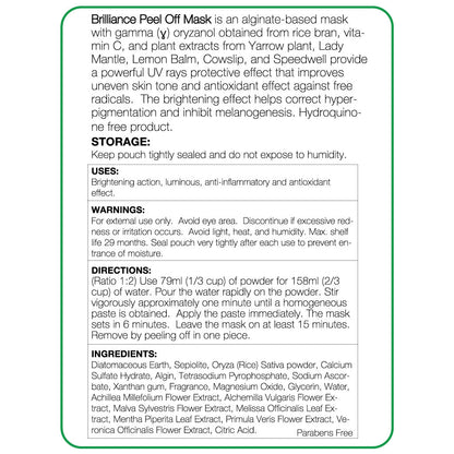Brilliance Peel-Off Mask 20oz