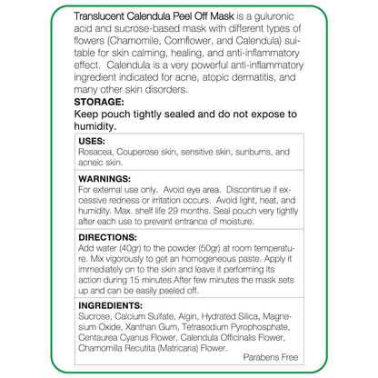 Calendula Peel-Off Mask 20oz