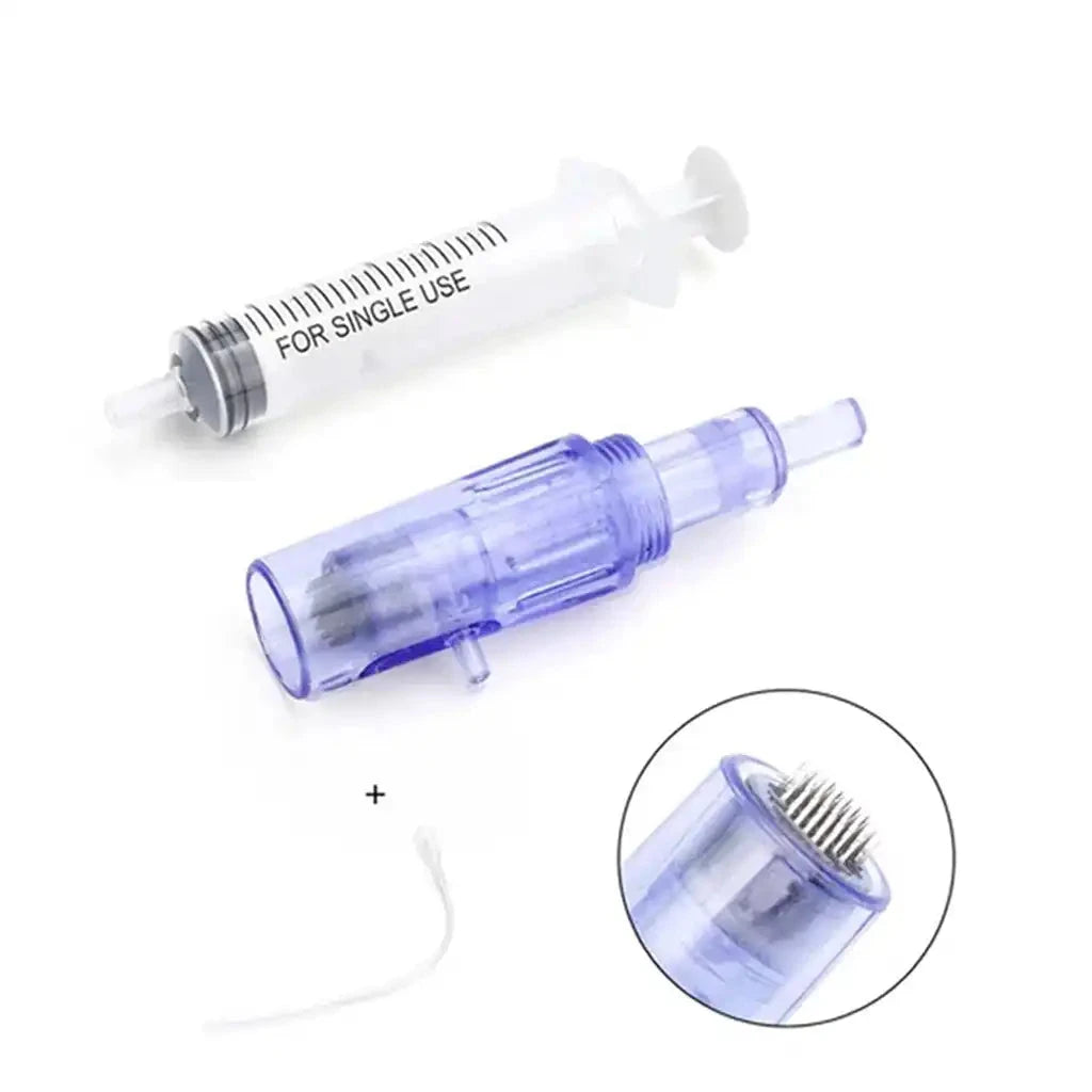 Combo-MicroNeedle Cartridge + Syringes (36/12/Nano prong) 10 pack