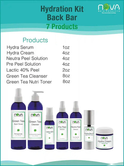 Hydration Back Bar Kit 7 products (Hyaluronic Acid)
