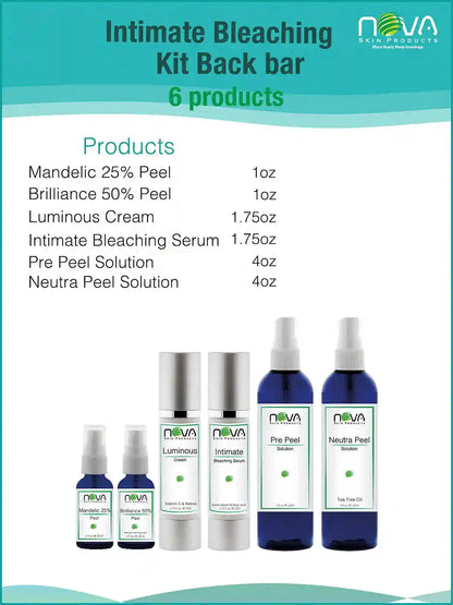 Intimate Bleaching Back Bar Kit