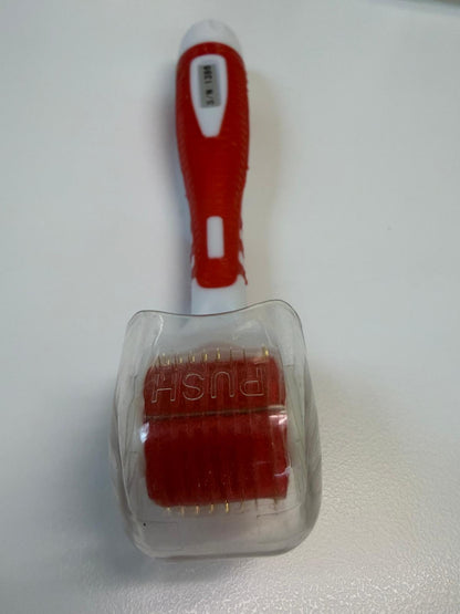 LED Photon Derma Roller 540 – Red Light Microneedling Roller with Gold Microneedles | Face & Body Skin Rejuvenation