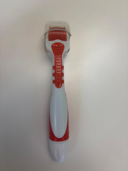 LED Photon Derma Roller 540 – Red Light Microneedling Roller with Gold Microneedles | Face & Body Skin Rejuvenation