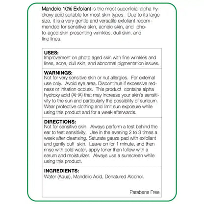 Mandelic 10% Exfoliant 1.7oz