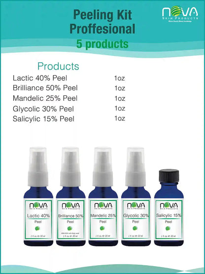 Peeling Kit Professional 5 peels of 1oz
