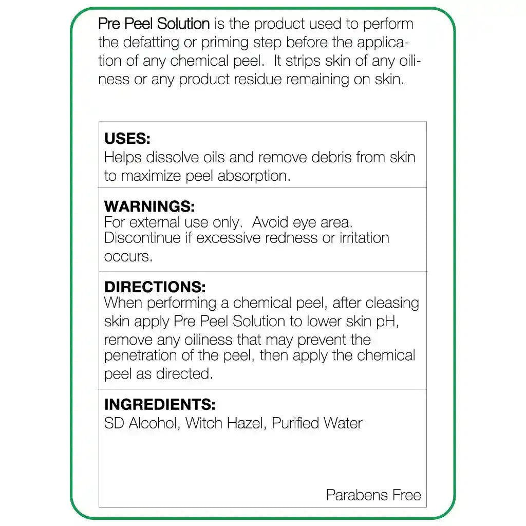 Pre Peel Solution