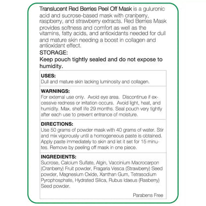 Red Berries Peel-Off Mask