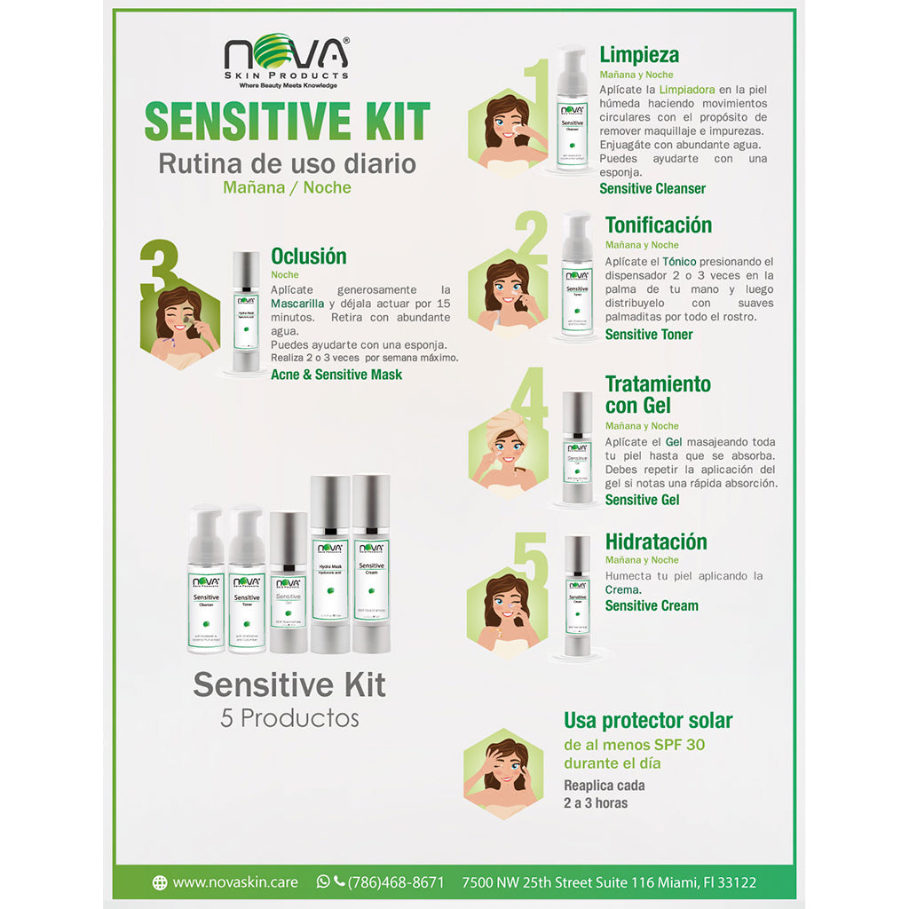 Kit para Piel Sensible (5 Productos)