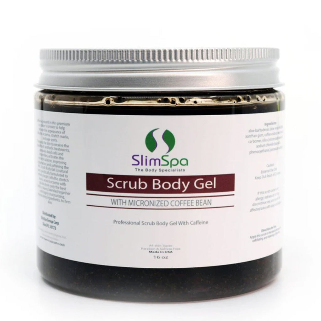 Coffee Body Scrub Gel – Exfoliating & Skin Smoothing – Micronized Coffee – 8 oz