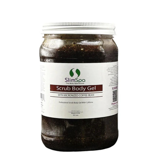 Coffee Body Scrub Gel – Exfoliating & Skin Smoothing – Micronized Coffee – 32 oz
