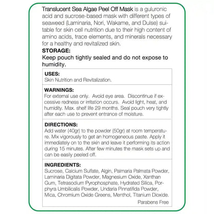 Sea Algae Peel-Off Mask 20oz