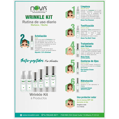 Wrinkle Retail Kit with Botu-peptides - 7 Products