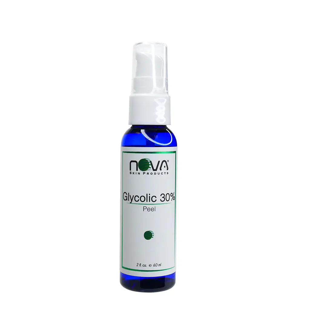 Nova Glycolic 30% Peel bottle on a white background