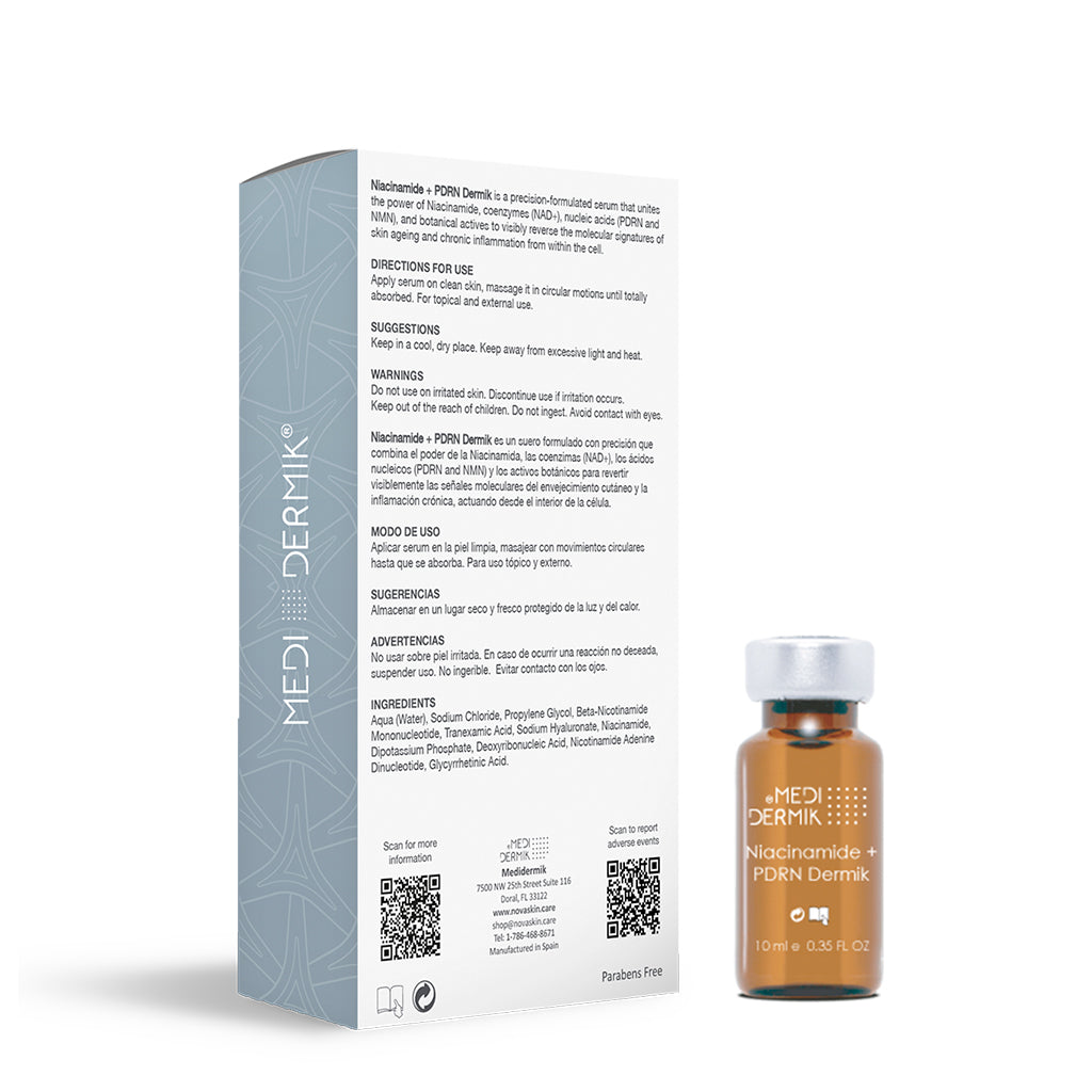 Niacinamide + PDRN Dermik 8-Molecule Bio-Complex · Anti-Ageing · Anti-Inflammatory
